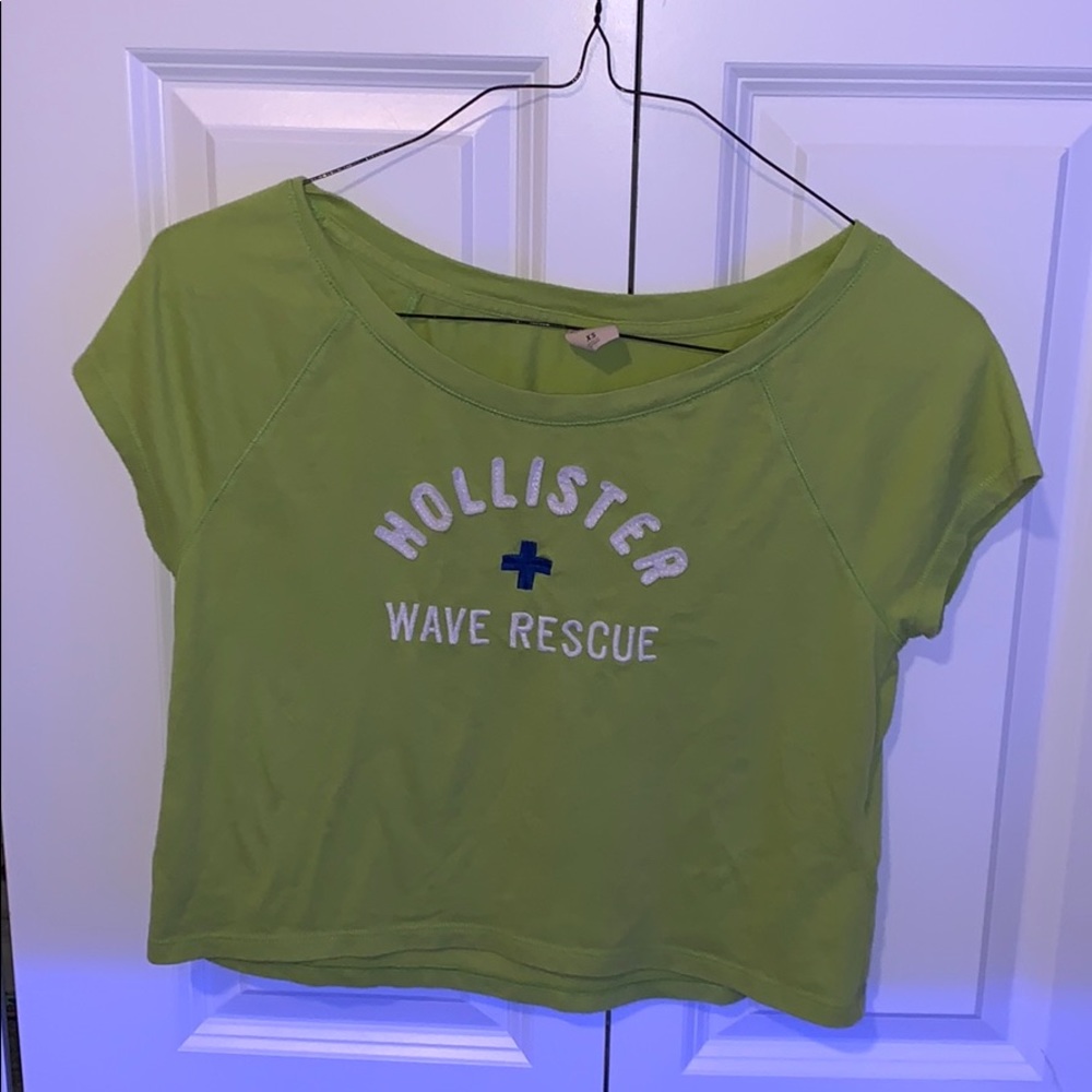Lime Green Hollister Shirt